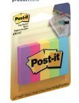 3M 6705AU POSTIT PAPER PAGE MARKERS ULTRA SMALL 5 COLOURS