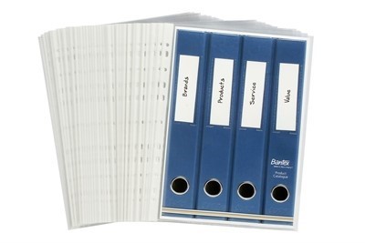BANTEX SHEET PROTECTORS A4 007 CLEAR BOX 100