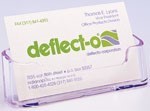 DEFLECTO 70101 BUSINESS CARD HOLDER SINGLE