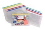 MARBIG 9008099 CLEAR CASE WALLET A4 335X245MM ASSORTED COLOURS