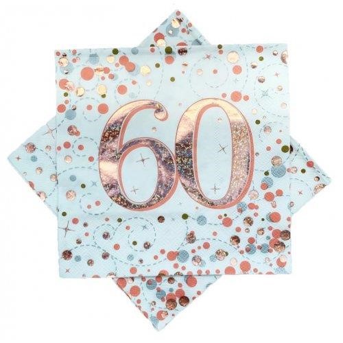 Napkin Celebration 60 Rose Gold 16pk 
