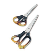 Orange and Amber Handled Scissors