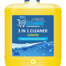 3 In 1 Disinfectant Cleaner Lemon 20L