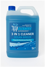 3 In 1 Disinfectant Cleaner Ocean Breeze 5L