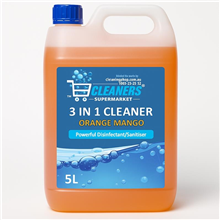 3 In 1 Disinfectant Cleaner Orange Mango 5L