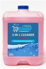 3 In 1 Disinfectant Cleaner Rose 20L