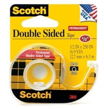 3M SCOTCH 136 DOUBLE SIDED TAPE 127MM X 63M