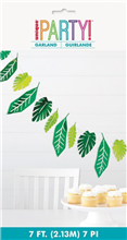 ANIMAL SAFARI LEAVES GARLAND 7FT