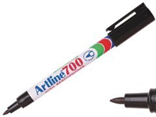ARTLINE 700 PERMANENT MARKER FINE BULLET 07MM BLACK