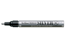ARTLINE 900XF PAINT MARKER 23MM BULLET METALLIC SILVER