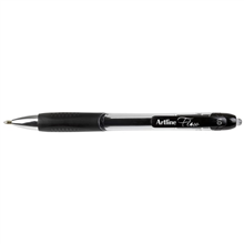 ARTLINE FLOW RETRACTABLE PEN BLACK BOX 12