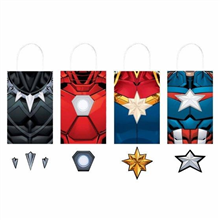 AVENGERS KRAFT PAPER BAG 8PK