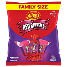 Allens Red Ripperz Family Size 300g