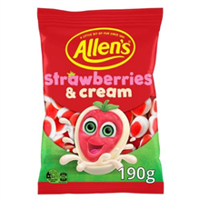 Allens Strawberries  Cream 190G