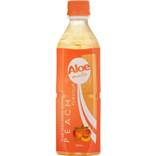 Aloe Mate Aloe Vera Drink Peach 500ml