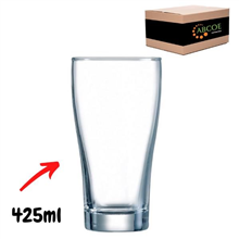 Arcoroc Beer Glass Conical 425ml 48CTN