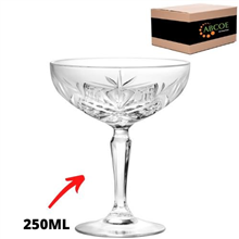 Arcoroc Broadway Coupe Stem Glass 250ml 12CTN