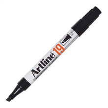 Artline 19 Industrial Permanent Marker Chisel Black