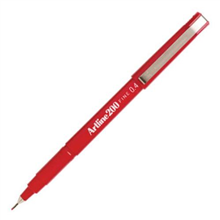 Artline 200 Pen 04mm Fine  Red