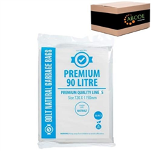 Austar GBag 90L Premium Clear 50PK 4CTN