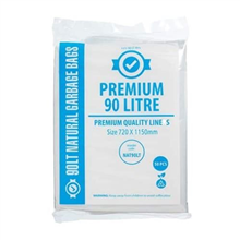 Austar GBag 90L Premium Clear 50PK