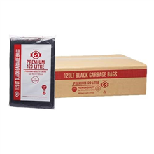 Austar Garbage Bag 120L Star Seal Black 25 Pack