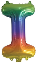BALLOON FOIL 14 RAINBOW I  SelfInflating