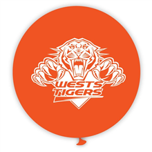 BALLOONS SUPPORTER WTIGERS 90CM 1PK UNINFLATED