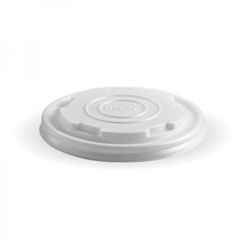 BIOPAK BIOBOWL PLA LID WHITE 8OZ 50PK