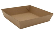 BOARD FOOD TRAY 2 178X178X45 20PK