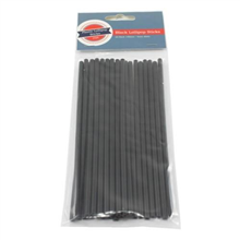 Bake Group Lollipop Sticks Black 15cm 25PK
