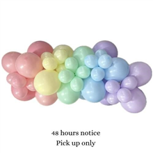 Balloon Arrangement 192 Garland Pastel