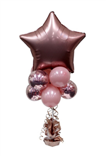 Balloon Arrangement Star Tall Topiary With Foil 124