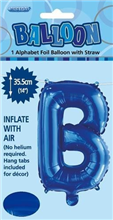 BALLOON FOIL 14 ROYAL BLUE B  SelfInflating