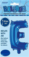 BALLOON FOIL 14 ROYAL BLUE E  SelfInflating