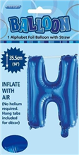 BALLOON FOIL 14 ROYAL BLUE H  SelfInflating