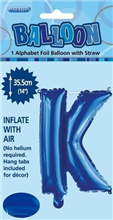 BALLOON FOIL 14 ROYAL BLUE K  SelfInflating