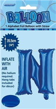 BALLOON FOIL 14 ROYAL BLUE N  SelfInflating