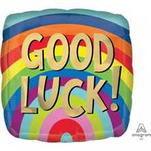 Balloon Foil 17 Good Luck Rainbow Strip Uninflated