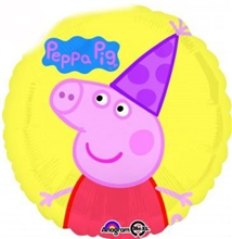 Balloon Foil 17 Peppa Pig  Hat Uninflated