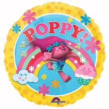 Balloon Foil 17 Trolls Poppy Uninflated