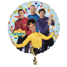 Balloon Foil 17 Wiggles Group Uninflated