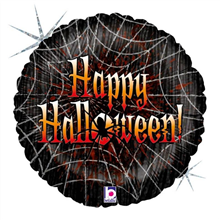 Balloon Foil 18 Halloween Web Uninflated