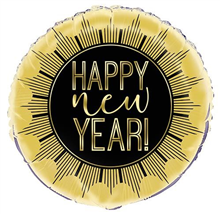 Balloon Foil 18 New Years Roaring 78147 Uninflated