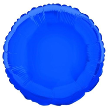 Balloon Foil 18 Round Royal Blue Uninflated