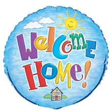 Balloon Foil 18 Welcome Home House Uninflated