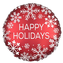 Balloon Foil 18 Xmas Snowflake Uninflated 