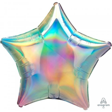 Balloon Foil 19 Pastel Rainbow Star Uninflated