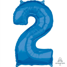 Balloon Foil 26 Blue 2 Uninflated