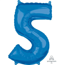 Balloon Foil 26 Blue 5 Uninflated